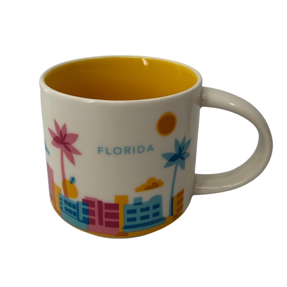 Starbucks Florida Mug You Are Here Collection 14oz 2015 Souvenir Coffee Cup